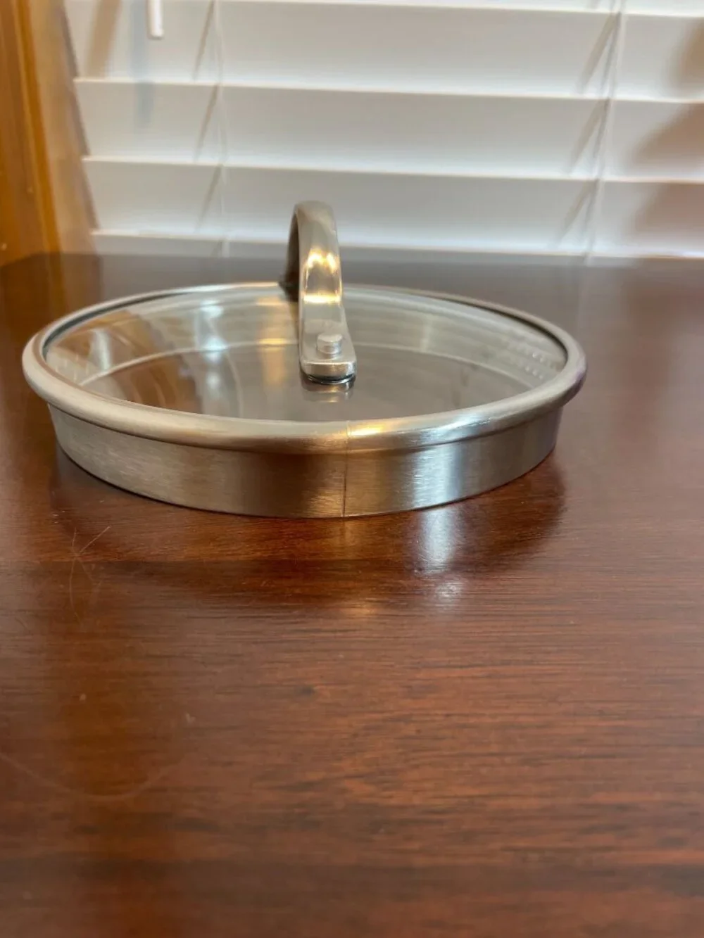 Replacement Straining Lid - Universal 7 inch by 1 inch - Stainless Steel